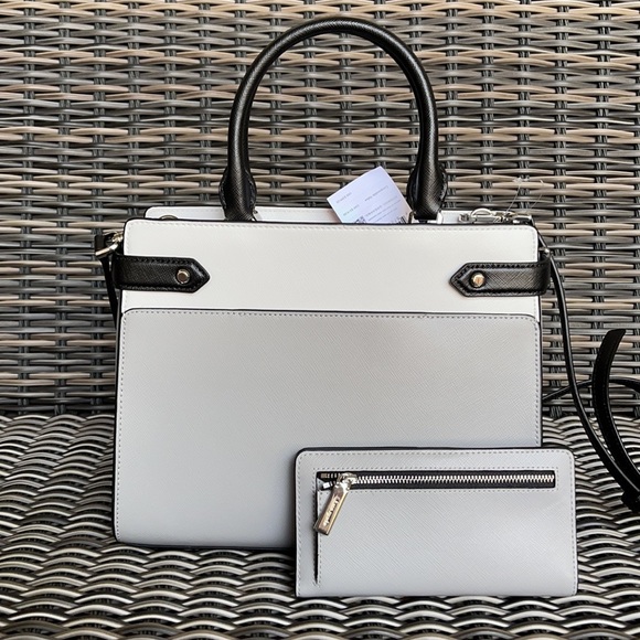 Kate Spade Staci Colorblock Medium Satchel & Staci Colorblock Large Slim Bifold - Picture 16 of 16